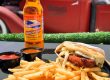 Pupusa Fried Chicken Sandwich served at Roxanne’s in Bixby Knolls, one of the best lunch spots in Long Beach